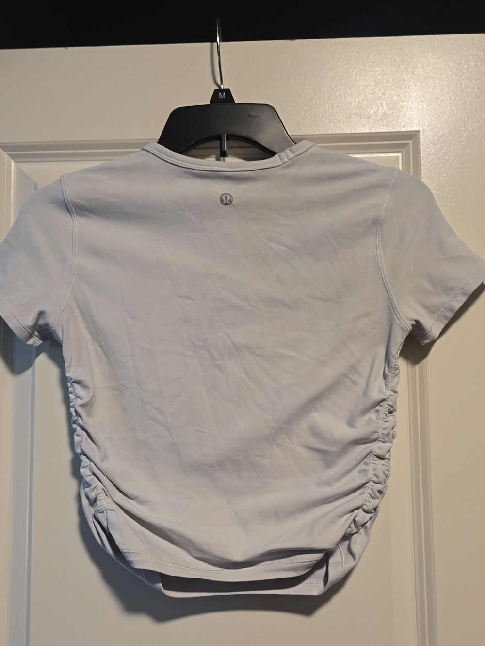 lululemon athletica white crewneck active top